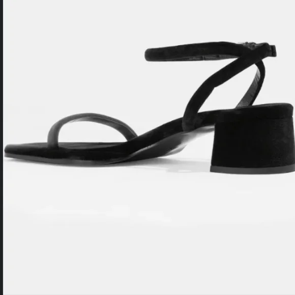 The Row Black Strappy Heels - Picture 3 of 6